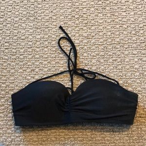 Black bikini top